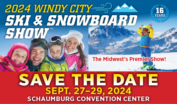 Windy City Ski and Snowboard Show save the date sept 27-29, 2024